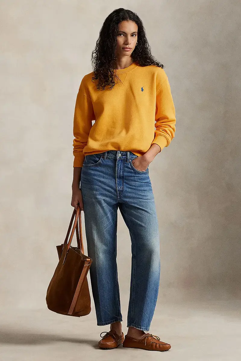 felpa donna colore giallo 211971697 miniatura 5