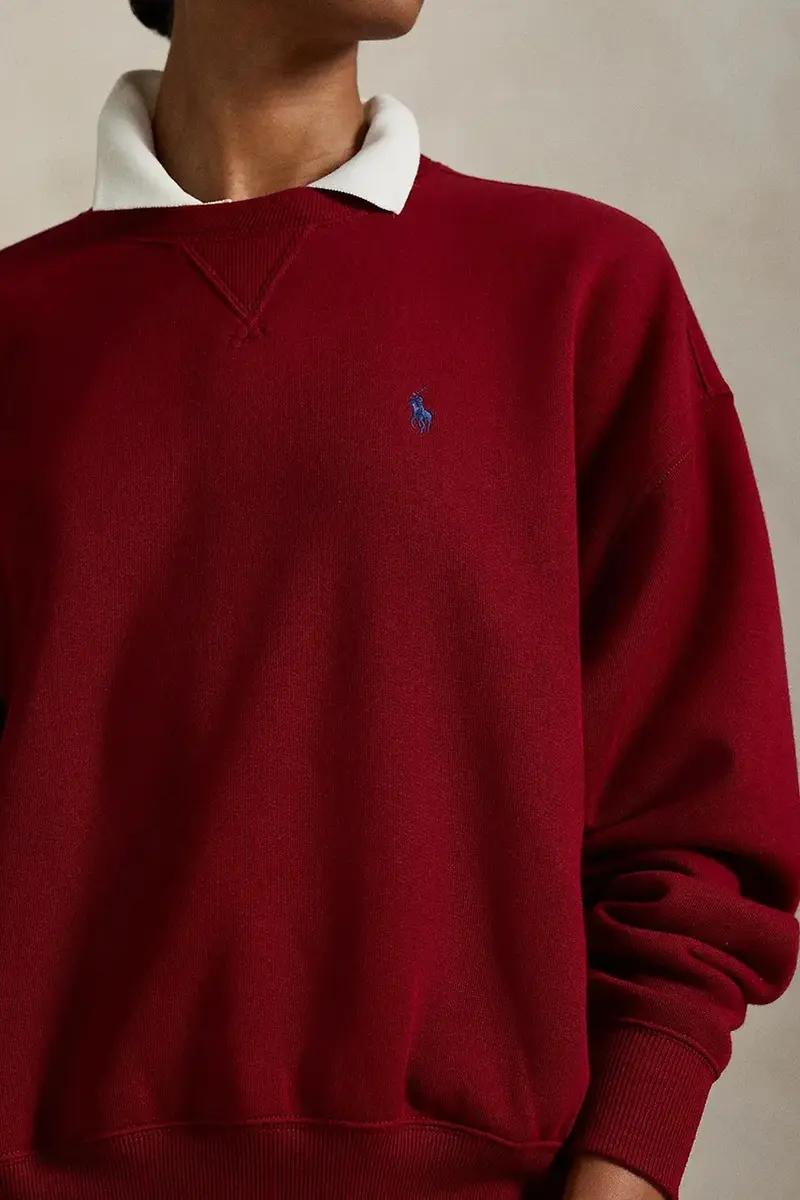 felpa donna colore granata 211978306 miniatura 4