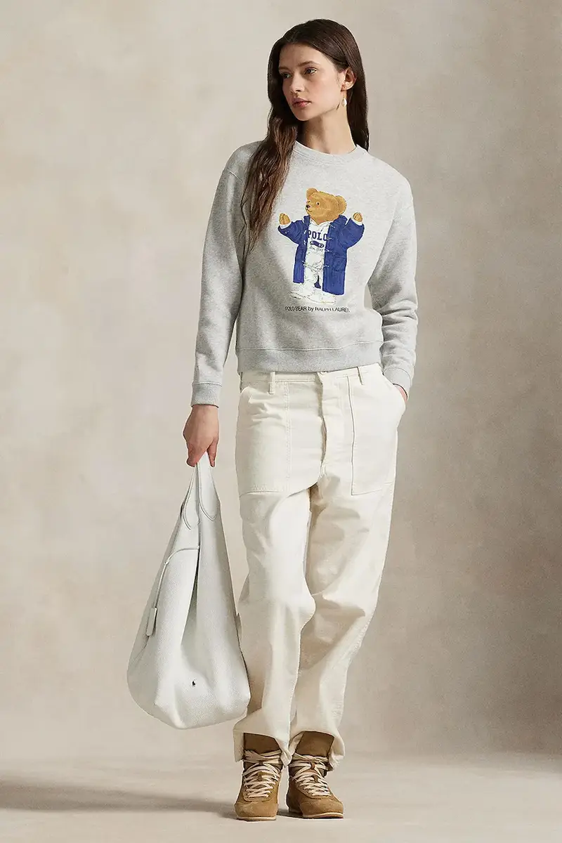 felpa donna colore grigio 211972794 miniatura 3