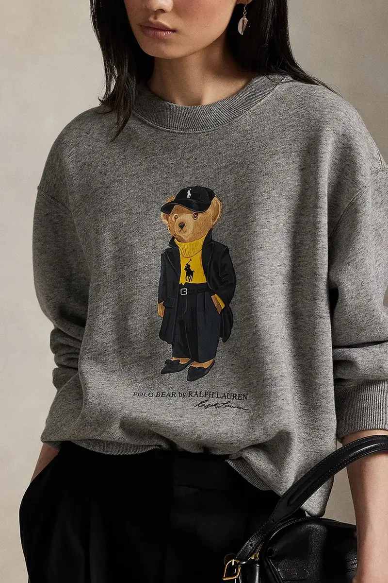 felpa donna colore grigio 211A87104 miniatura 4