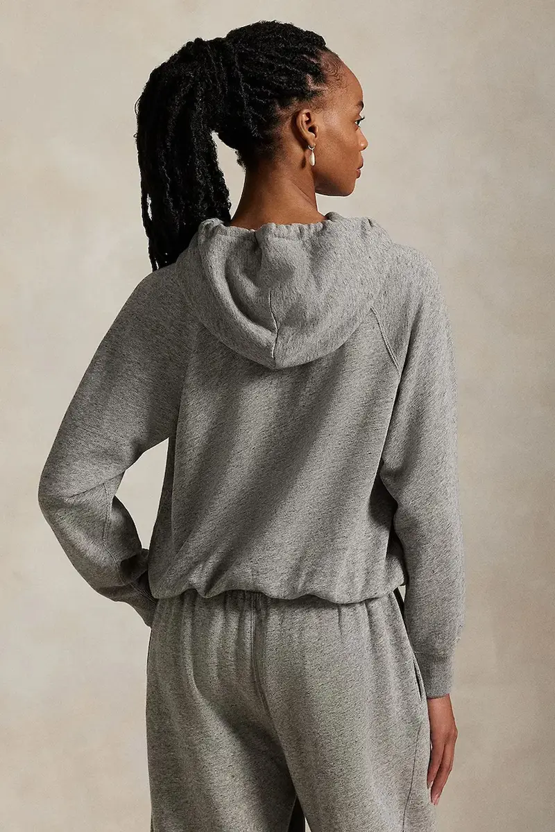 felpa donna colore grigio con cappuccio 211971691 miniatura 2