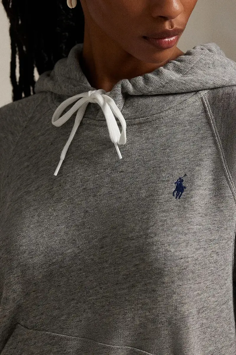 felpa donna colore grigio con cappuccio 211971691 miniatura 4