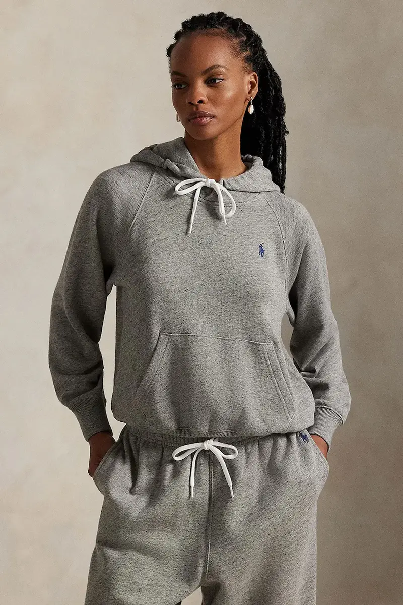 felpa donna colore grigio con cappuccio 211971691