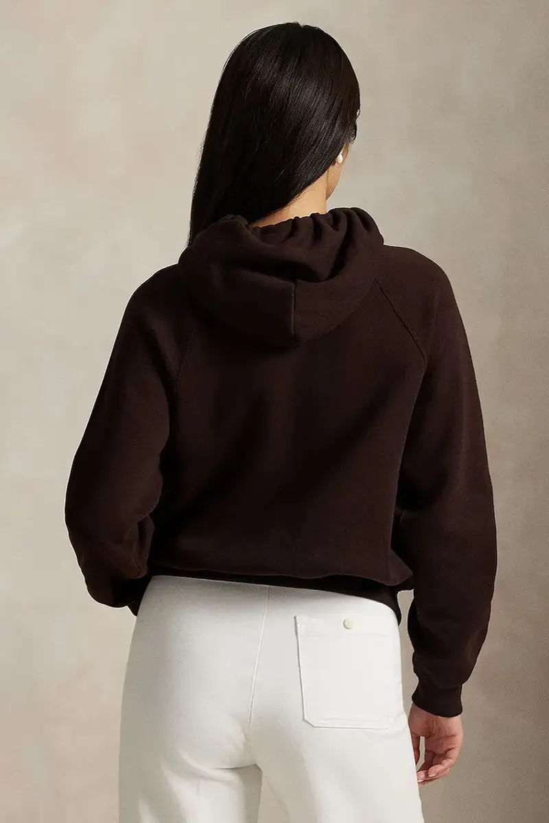 felpa donna colore marrone con cappuccio 211971698 miniatura 2