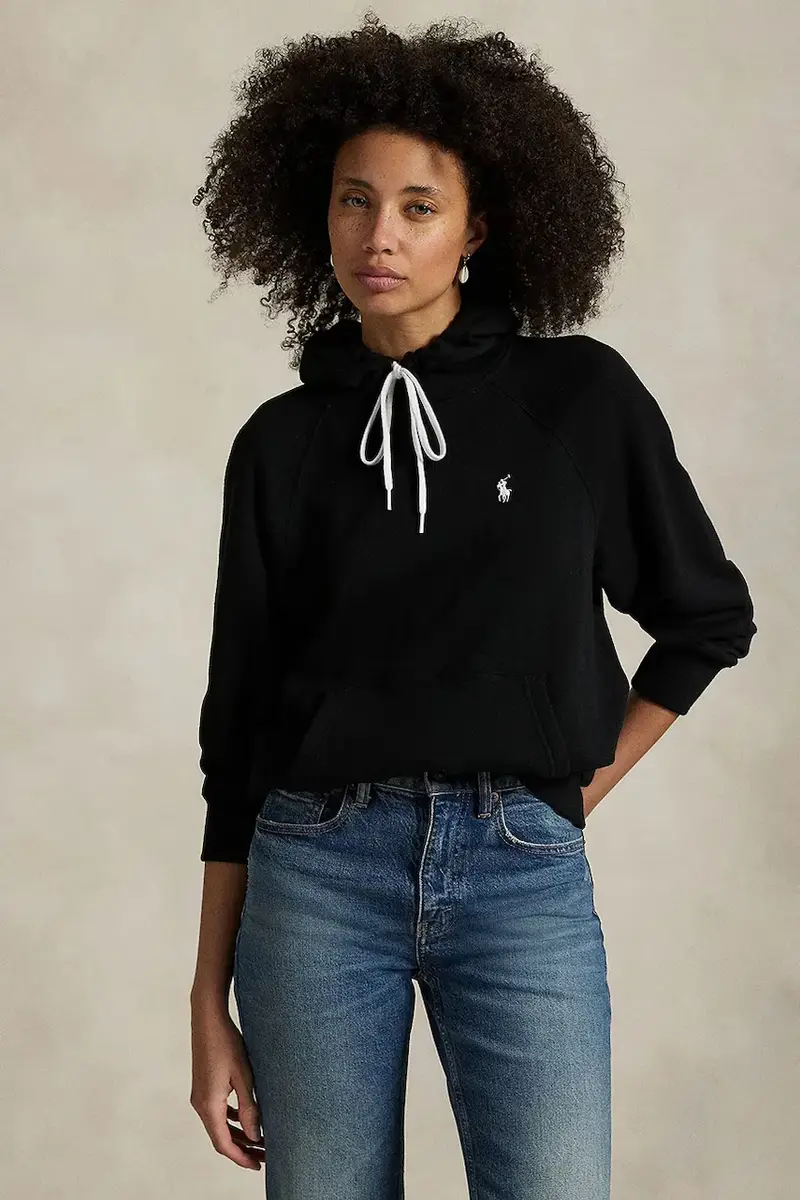 felpa donna colore nero con cappuccio 211971691