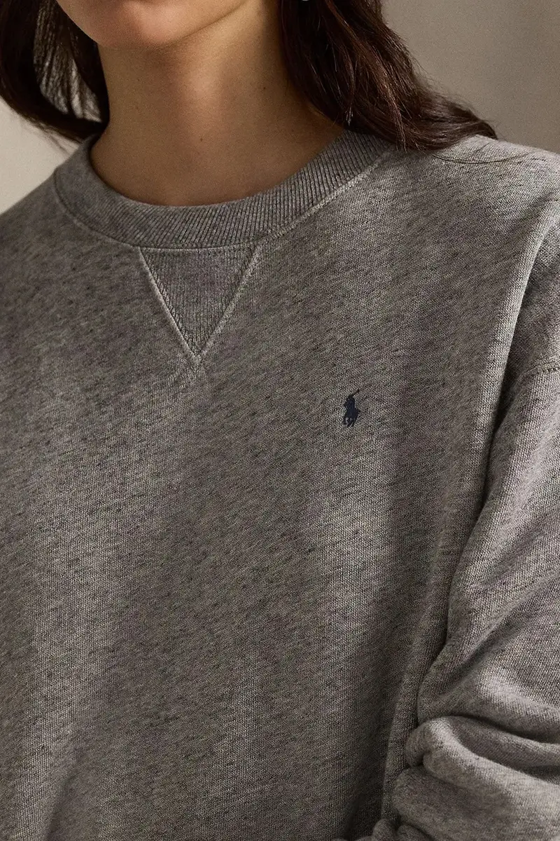 felpa donna colore rosso 211943006 Grigio miniatura 4