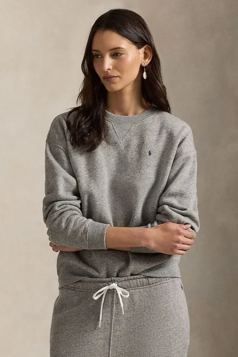 felpa donna colore rosso 211943006 Grigio