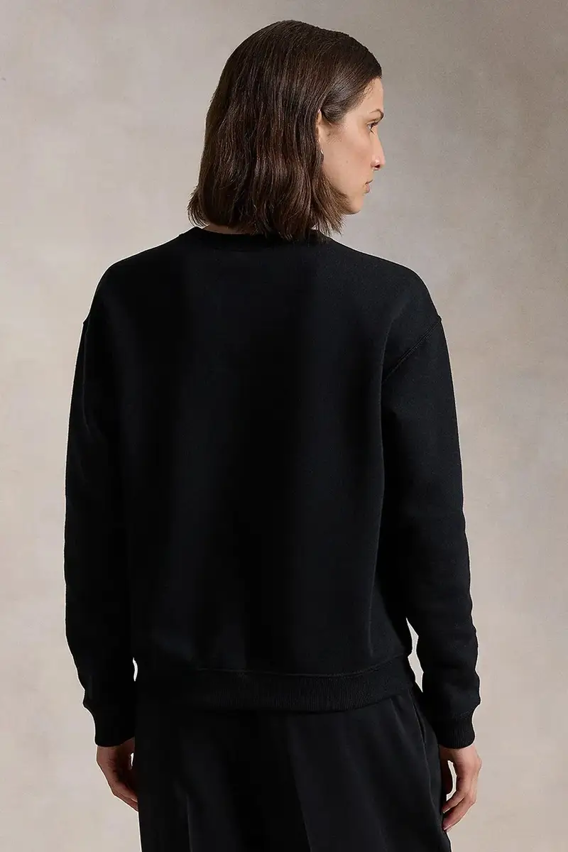 felpa donna colore rosso 211943006 Nero miniatura 2