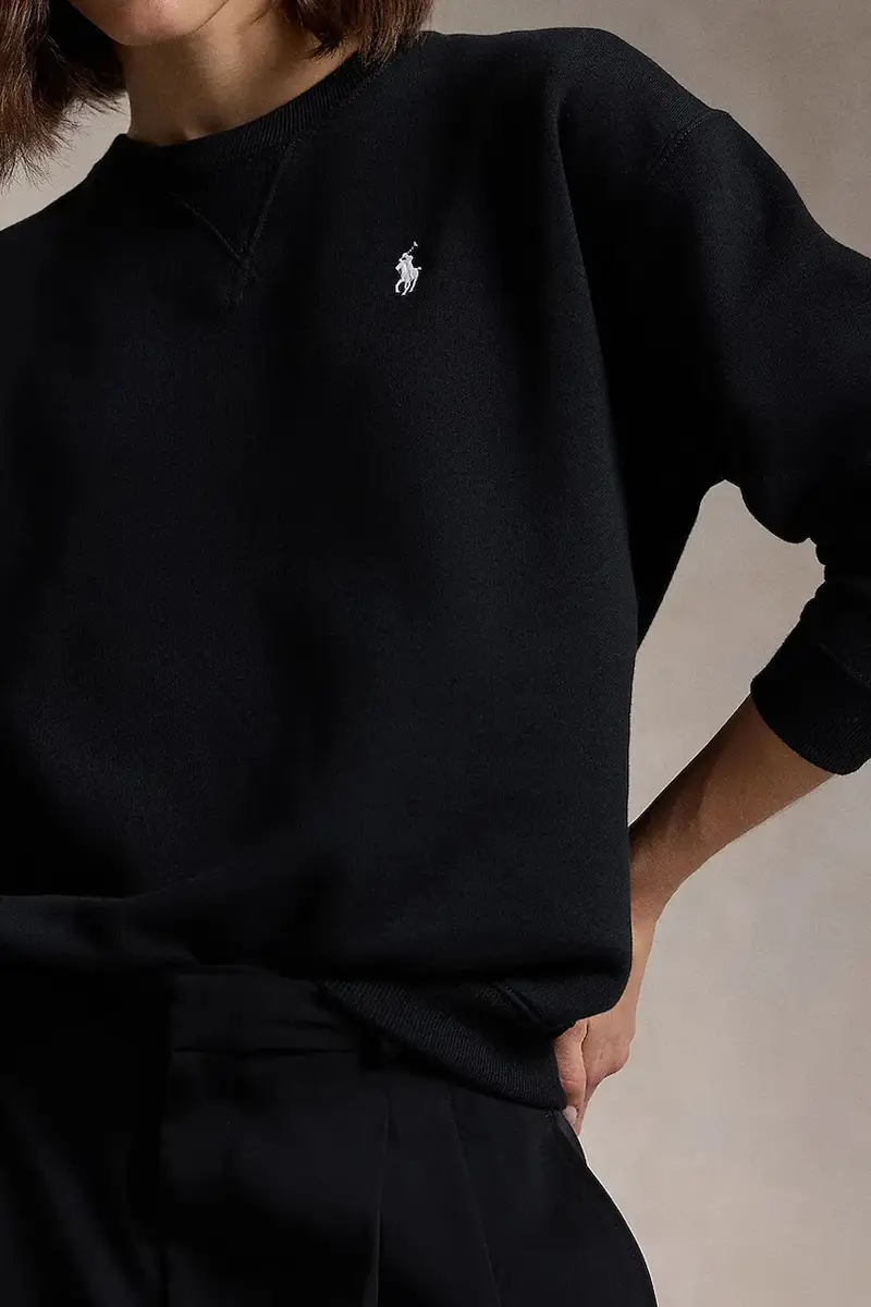 felpa donna colore rosso 211943006 Nero miniatura 4