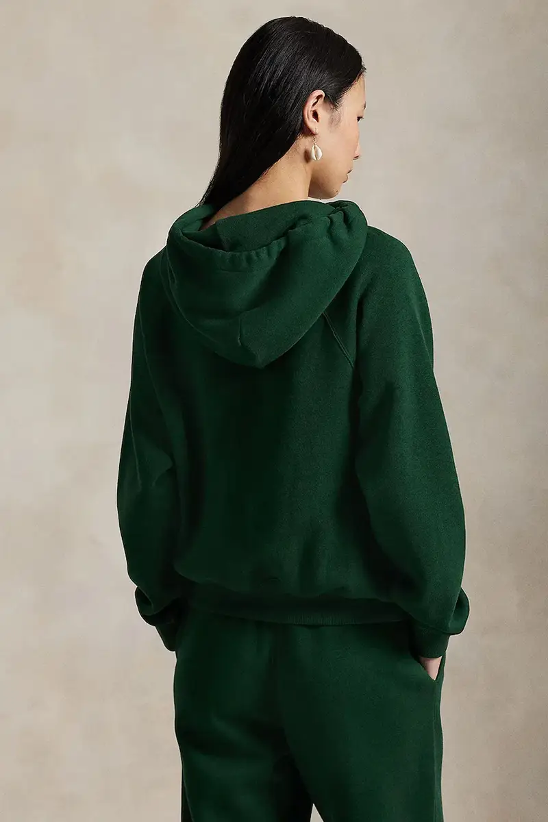 felpa donna colore verde con cappuccio 211971698 miniatura 2