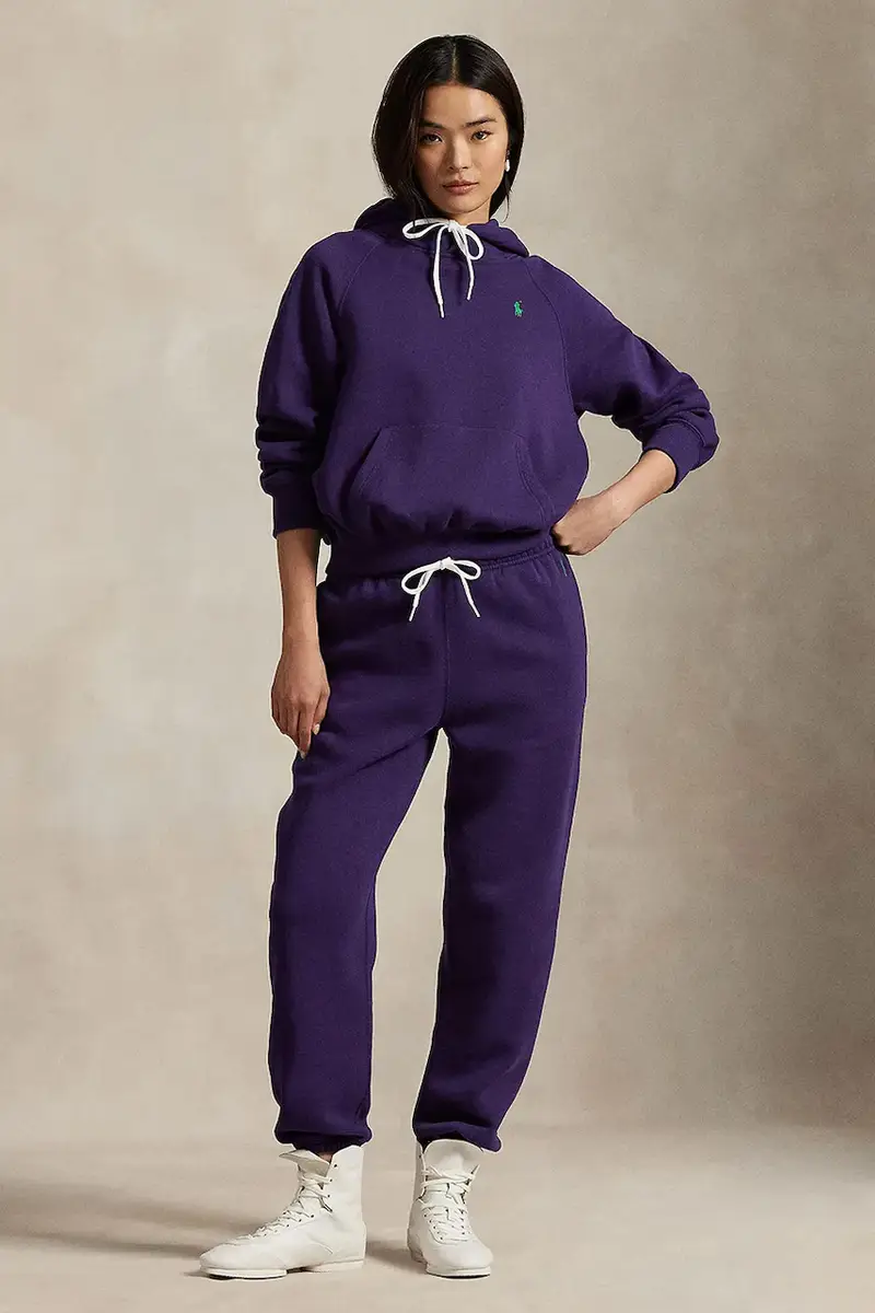 felpa donna colore violetto con cappuccio 211971698 miniatura 5