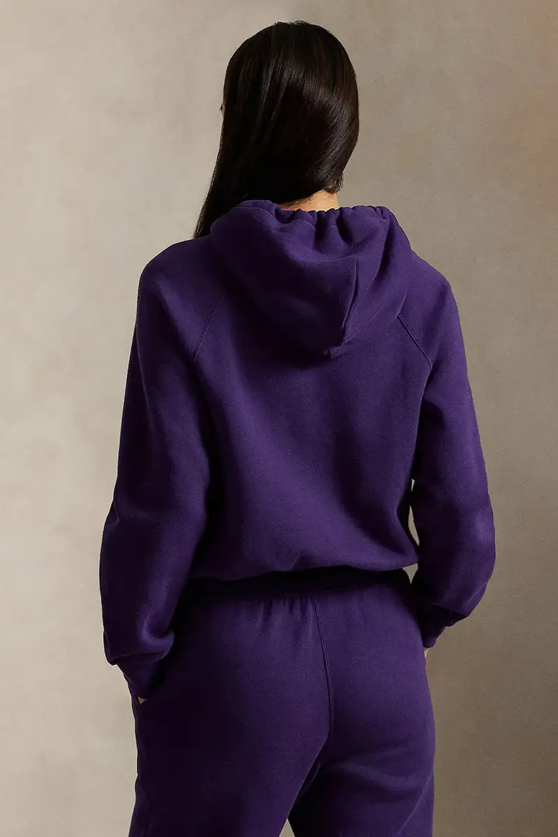 felpa donna colore violetto con cappuccio 211971698 miniatura 2