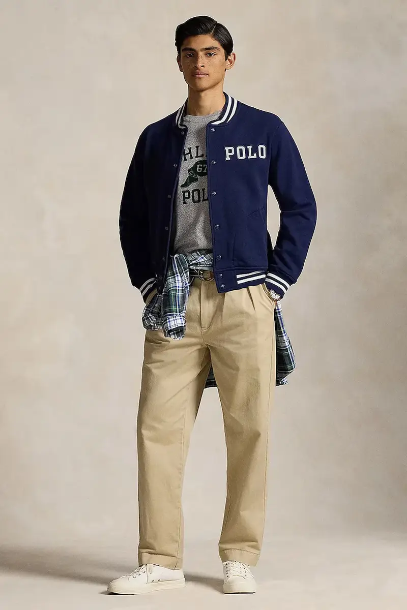 felpa in cotone colore blu navy 710972666 miniatura 3