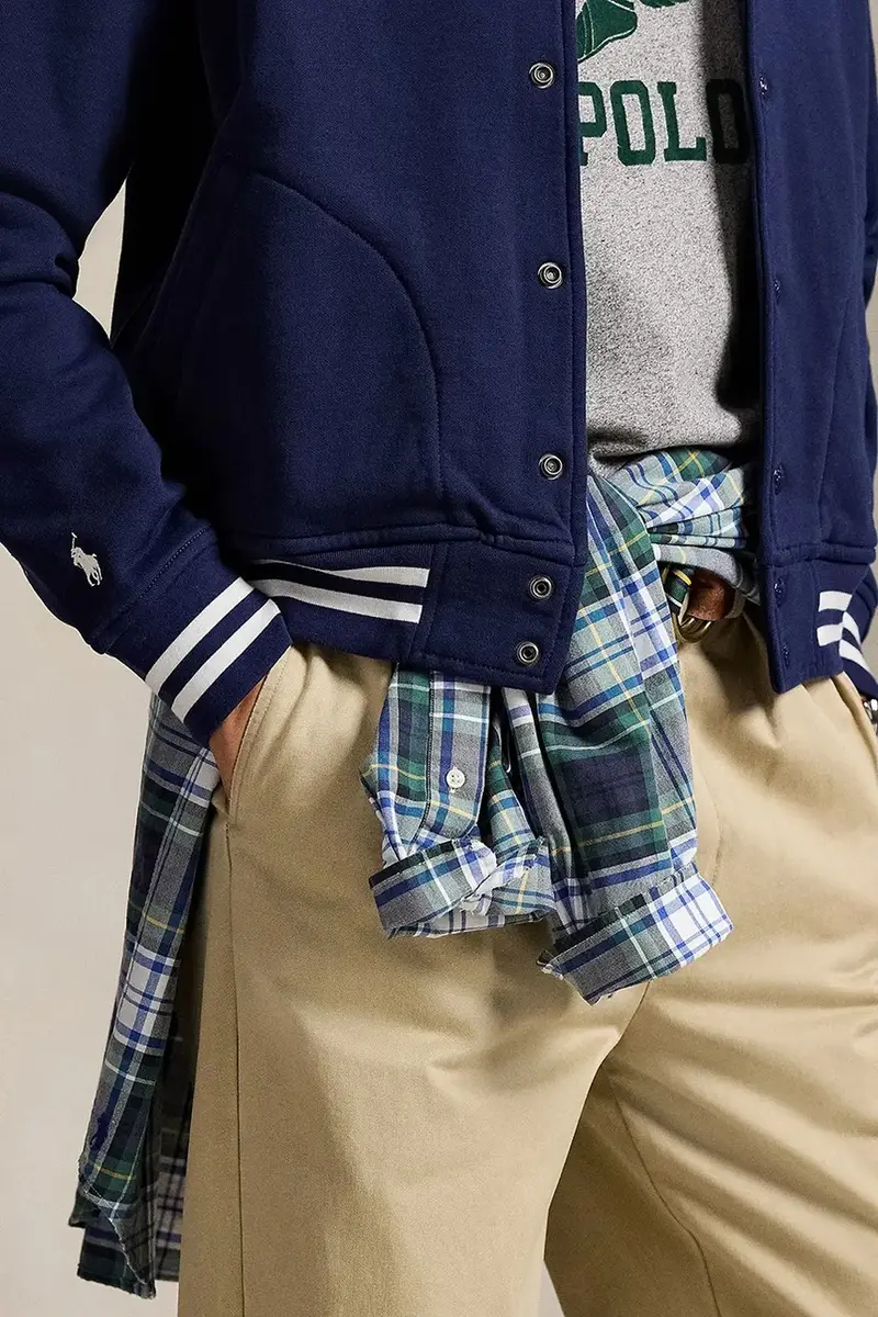 felpa in cotone colore blu navy 710972666 miniatura 4