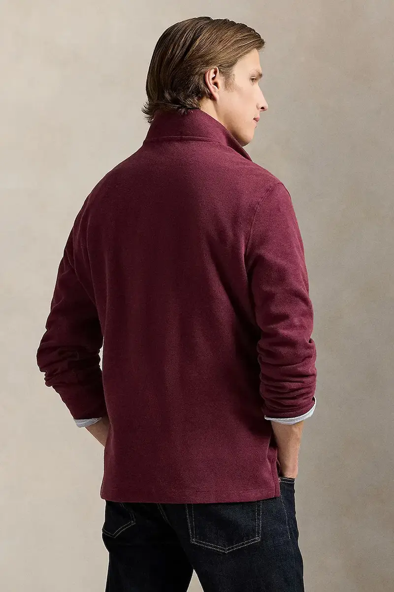 felpa in cotone uomo colore grigio 710671929 Granata miniatura 2