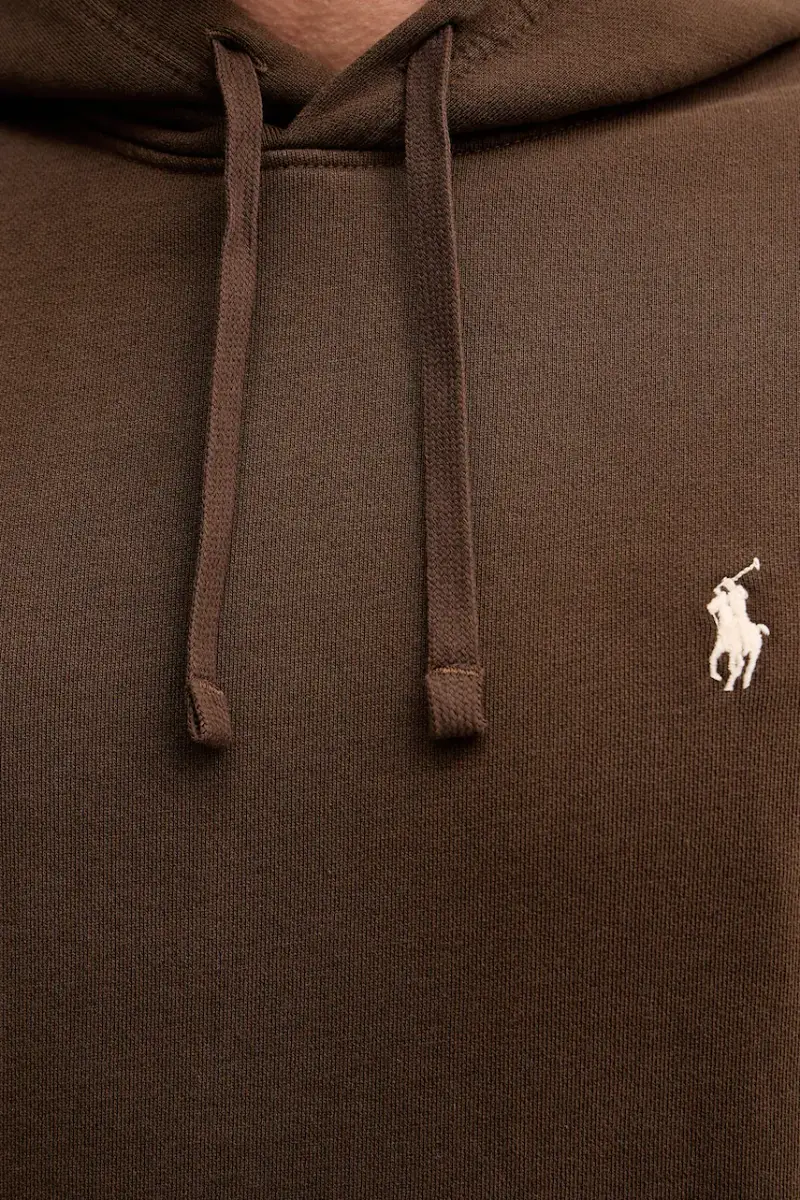 felpa in cotone uomo colore rosso con cappuccio 710916690 Marrone miniatura 5