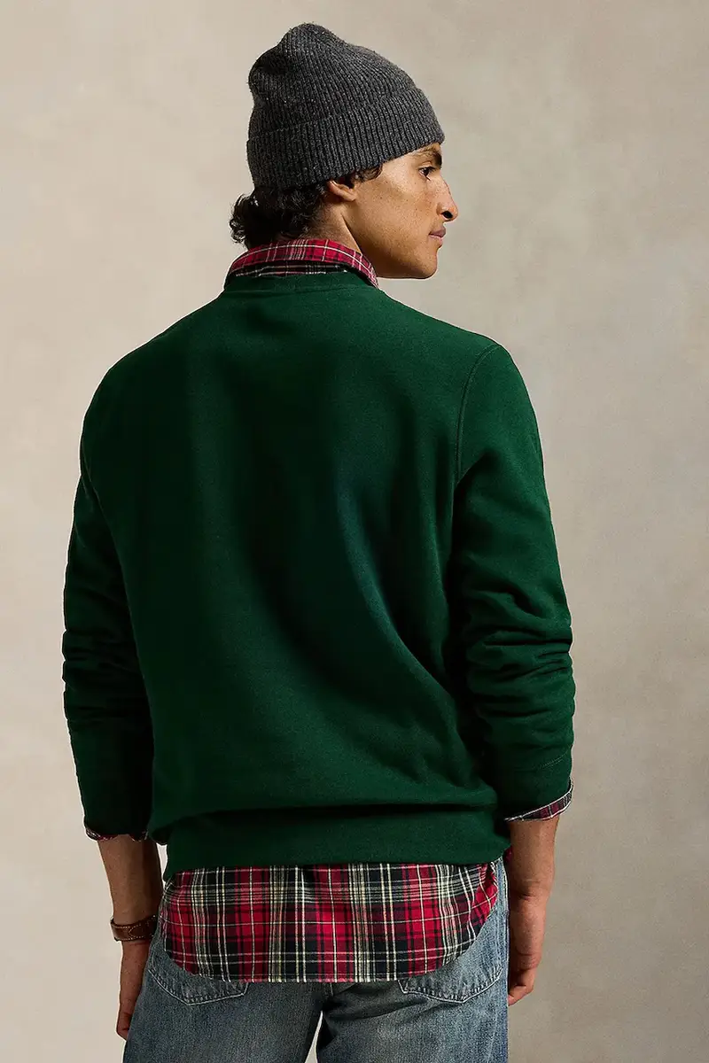 felpa in cotone uomo colore verde 710981794 miniatura 2