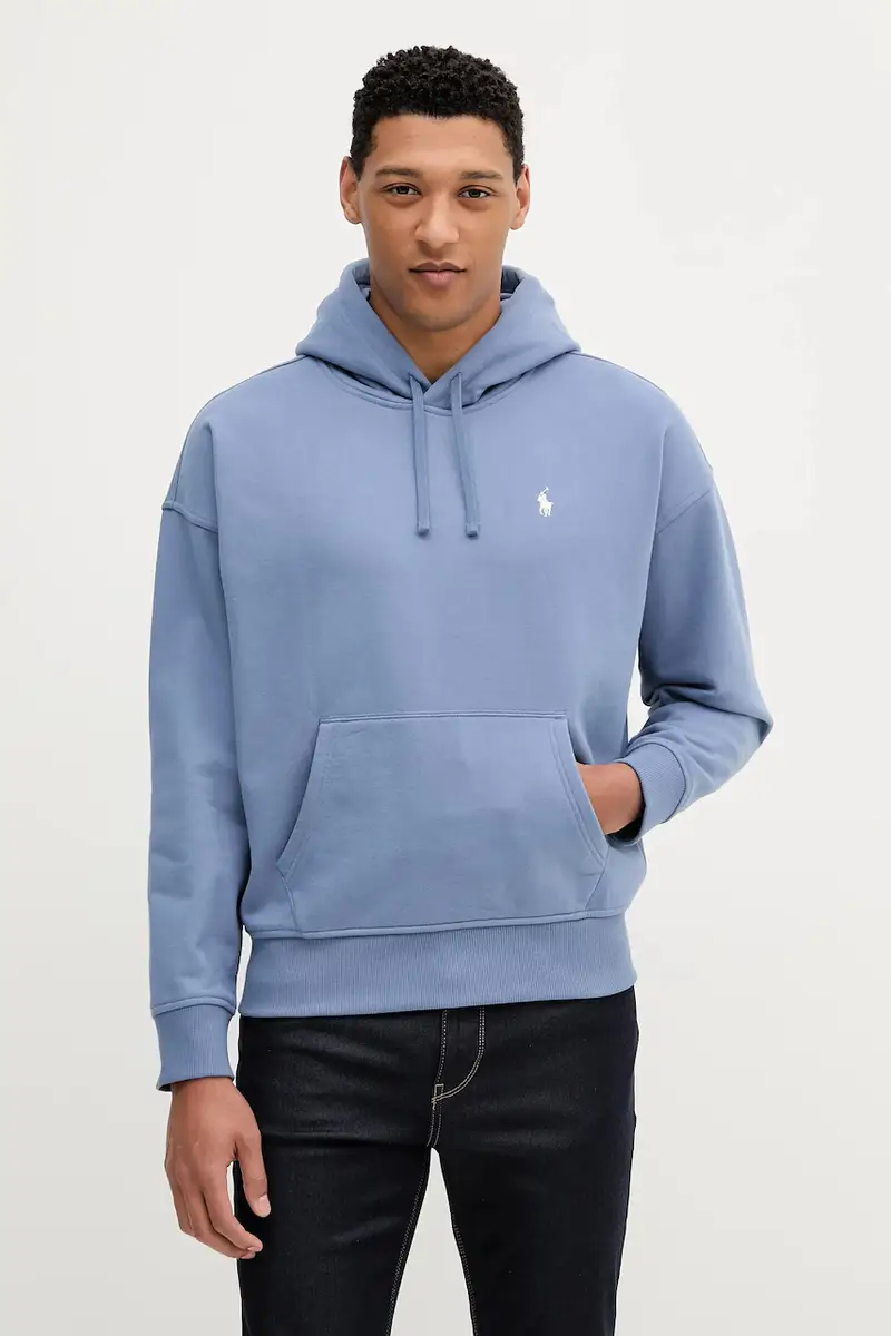 felpa Lspohoodm11 Long Sleeve uomo colore bianco con cappuccio 710964718 Blu miniatura 3