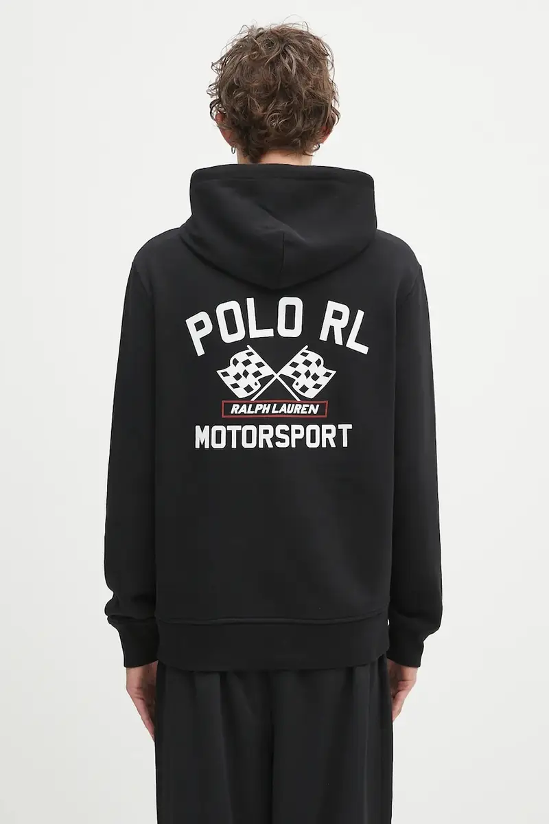 felpa Lspohoodm3 Long Sleeve uomo colore nero con cappuccio 710972613