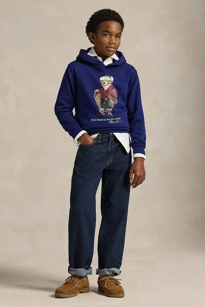 felpa per bambini Blu miniatura 4