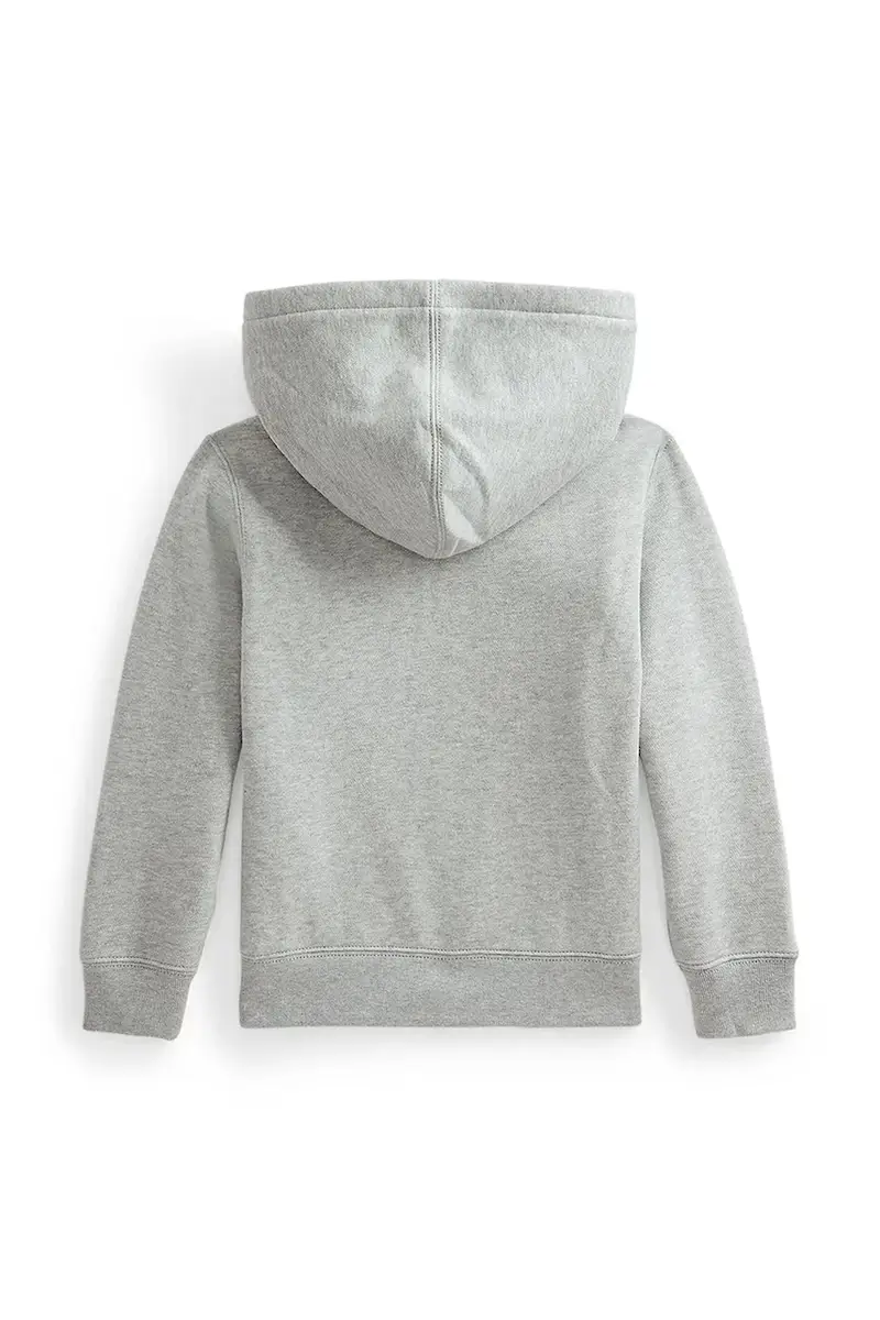 felpa per bambini colore grigio con cappuccio 322749954017 miniatura 2