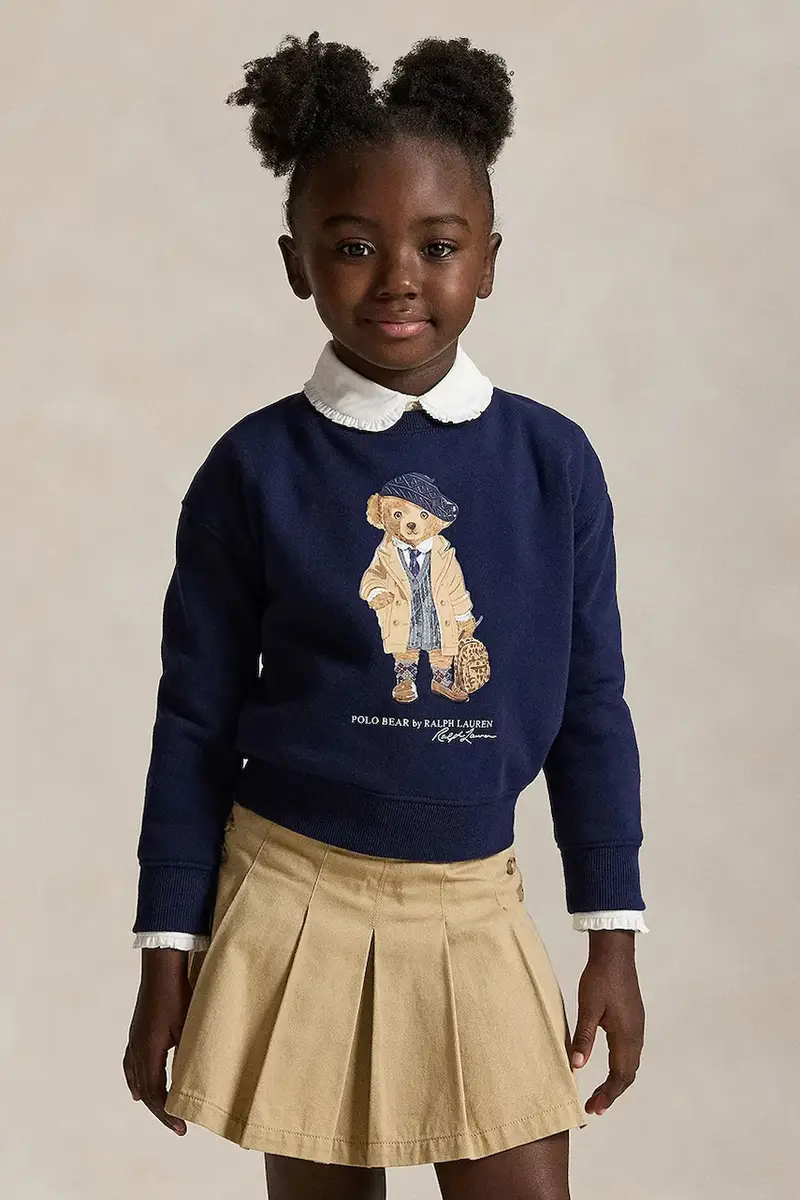 felpa per bambini con cotone Blu navy