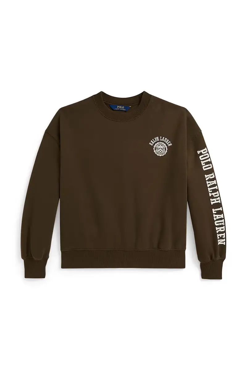 felpa per bambini con cotone Marrone miniatura 2