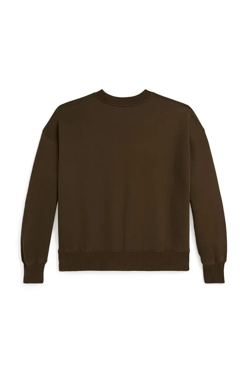 felpa per bambini con cotone Marrone miniatura 3