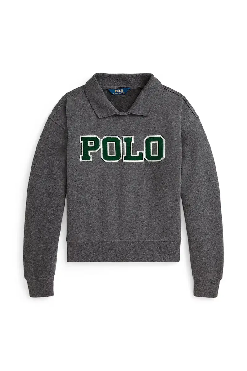 felpa per bambini Grigio miniatura 2
