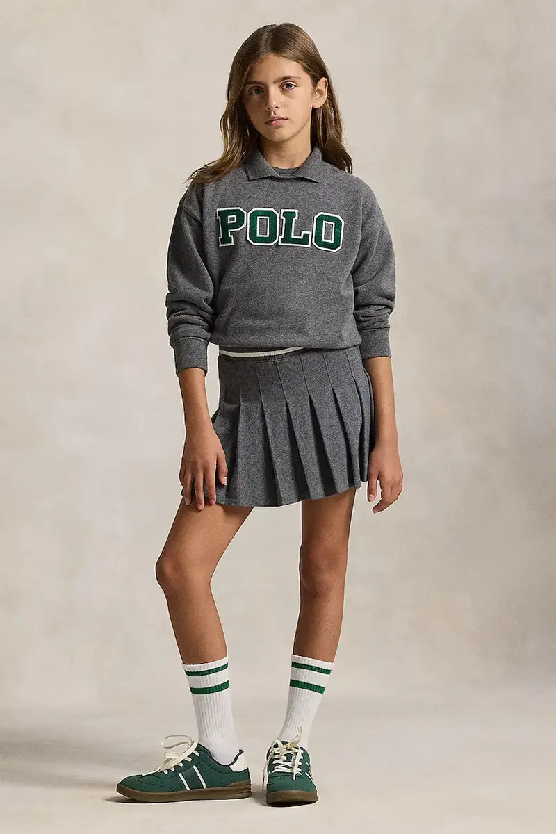 felpa per bambini Grigio miniatura 4