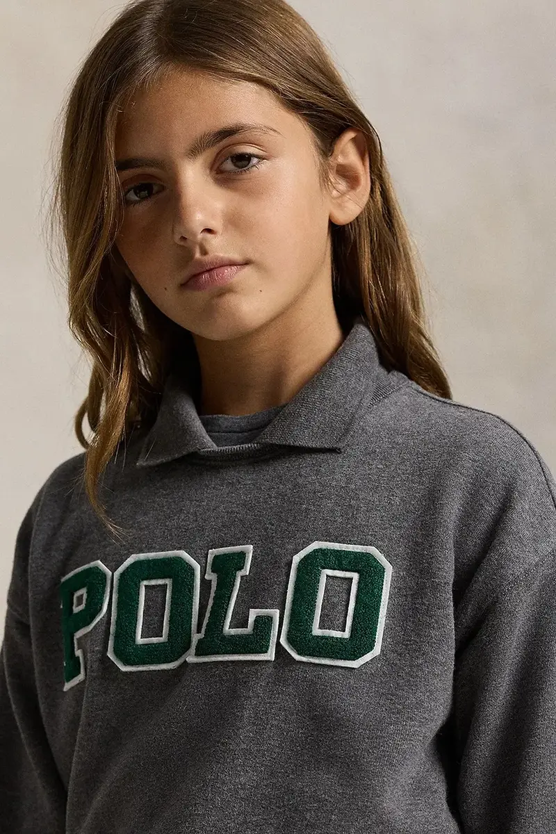 felpa per bambini Grigio miniatura 5