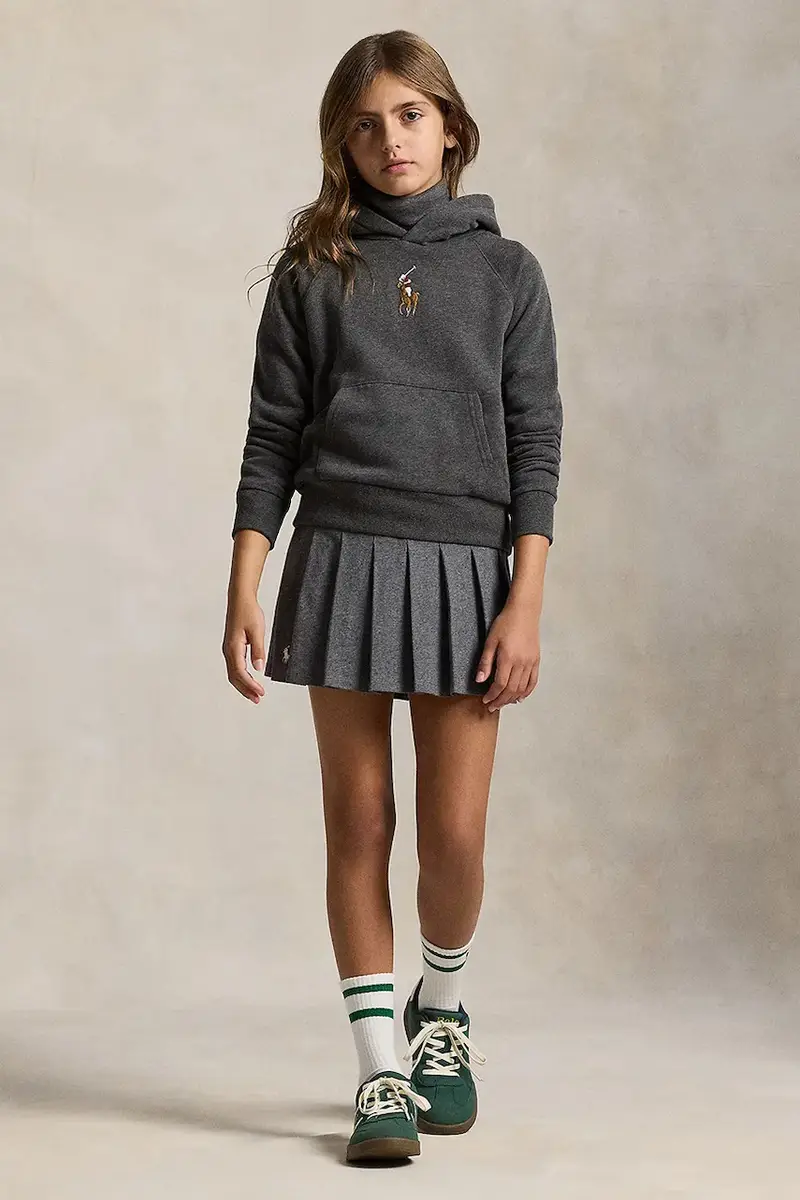 felpa per bambini Grigio miniatura 4