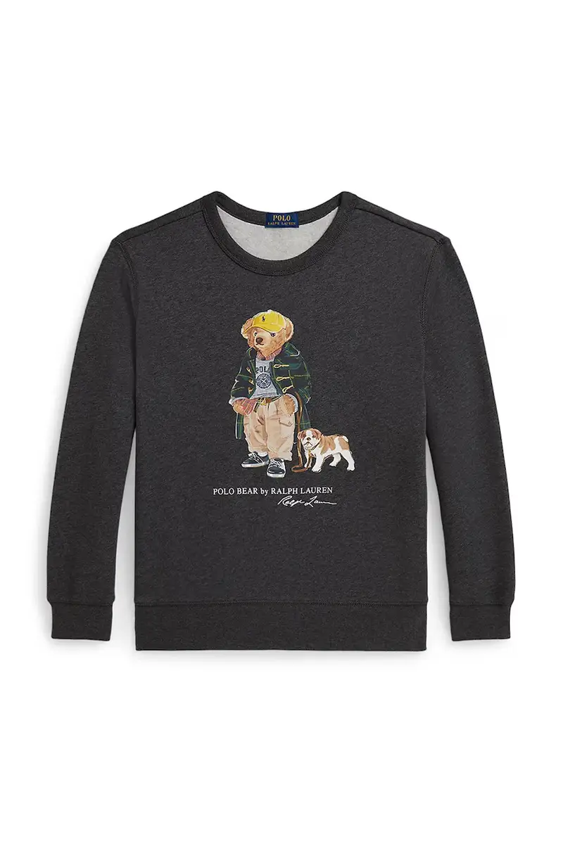 felpa per bambini Grigio miniatura 2