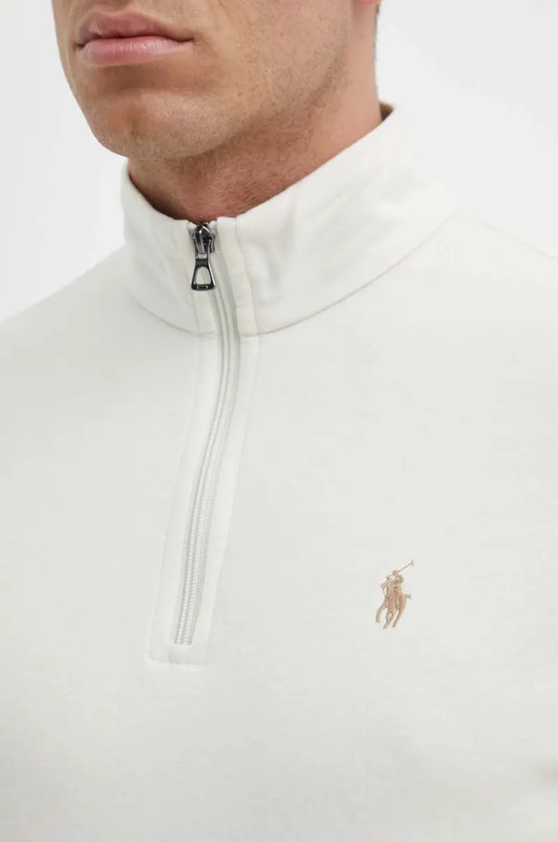 felpa uomo colore beige miniatura 5