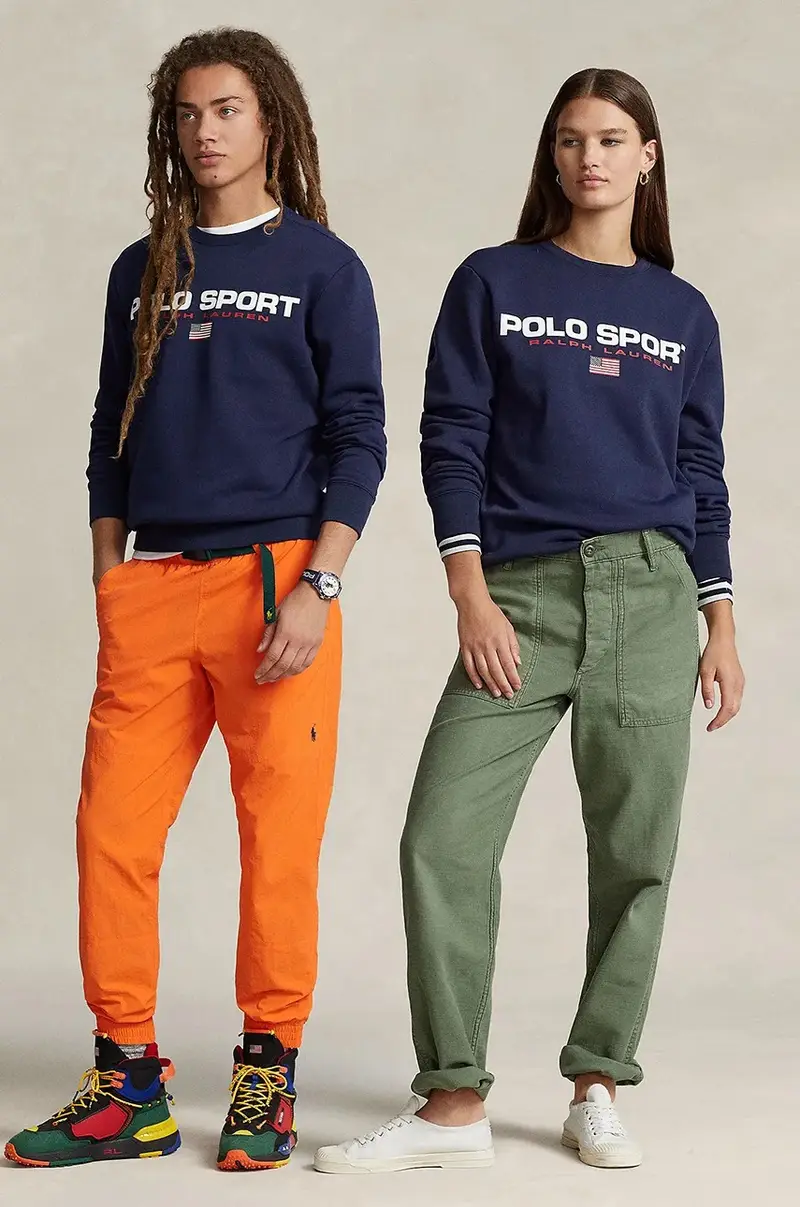 felpa uomo colore bianco 710835770 Blu navy miniatura 4