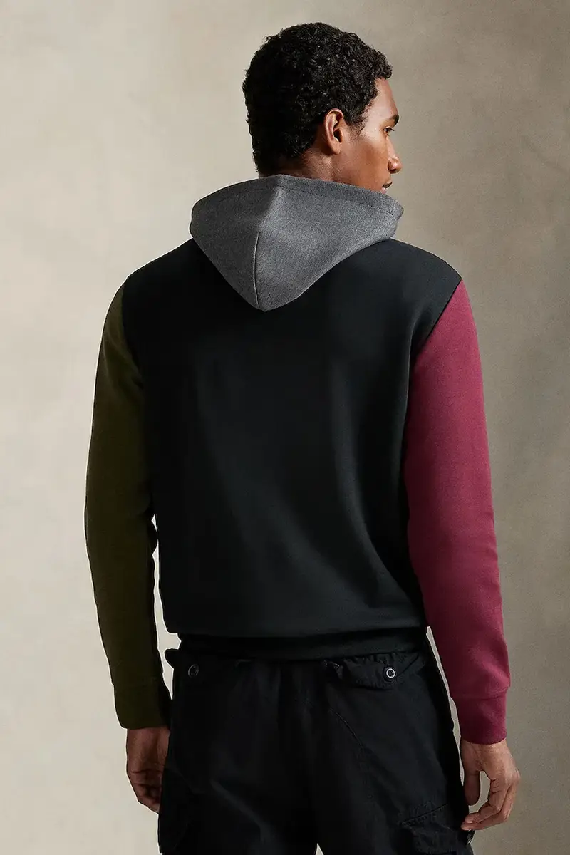 felpa uomo colore nero con cappuccio 710981373 miniatura 2