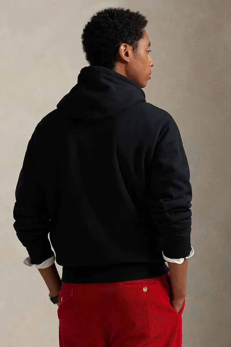 felpa uomo colore nero con cappuccio 710981802 miniatura 2