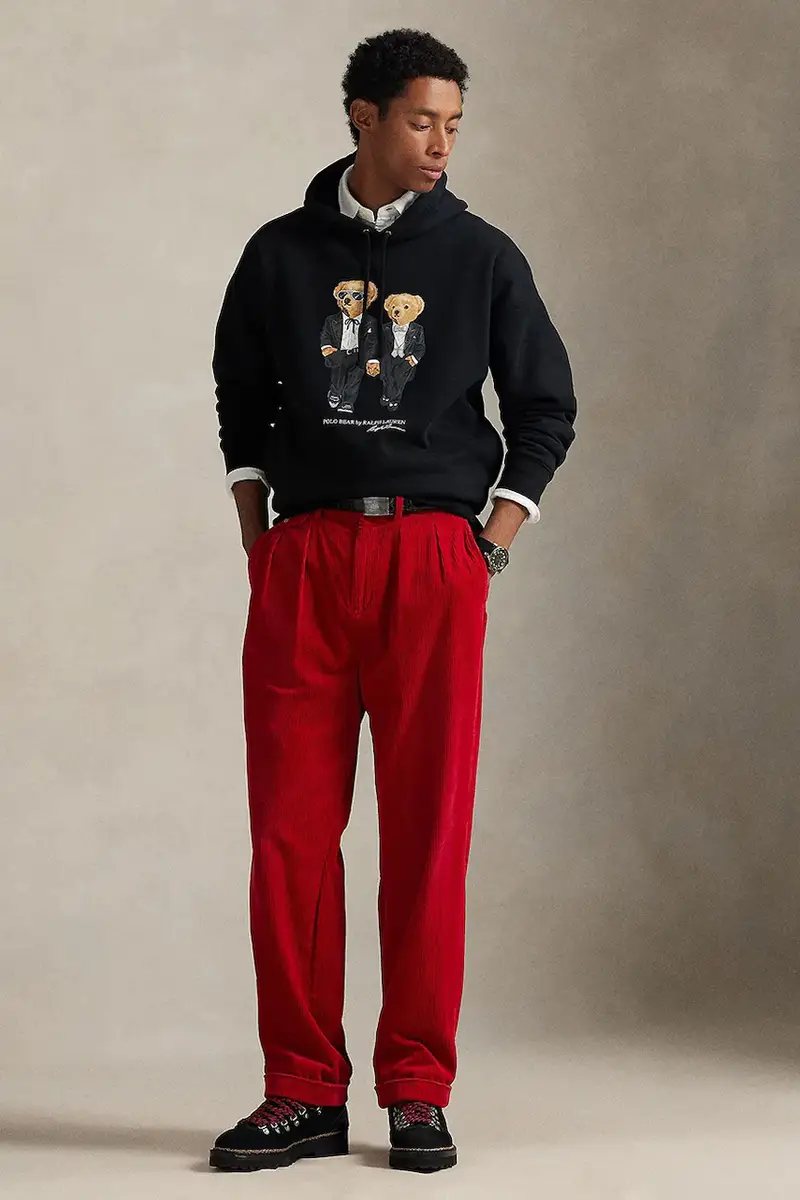 felpa uomo colore nero con cappuccio 710981802 miniatura 3