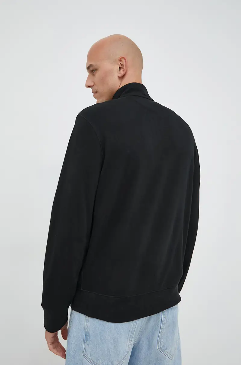 felpa uomo Nero miniatura 3