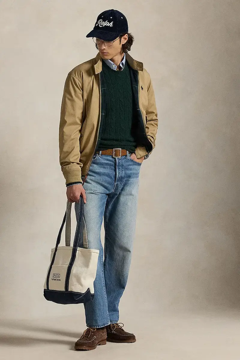 giacca colore blu navy 710923261 Beige miniatura 3