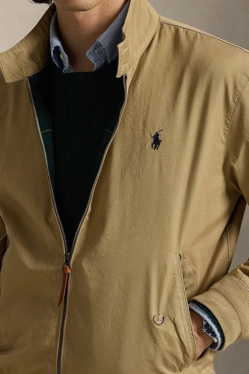 giacca colore blu navy 710923261 Beige miniatura 4