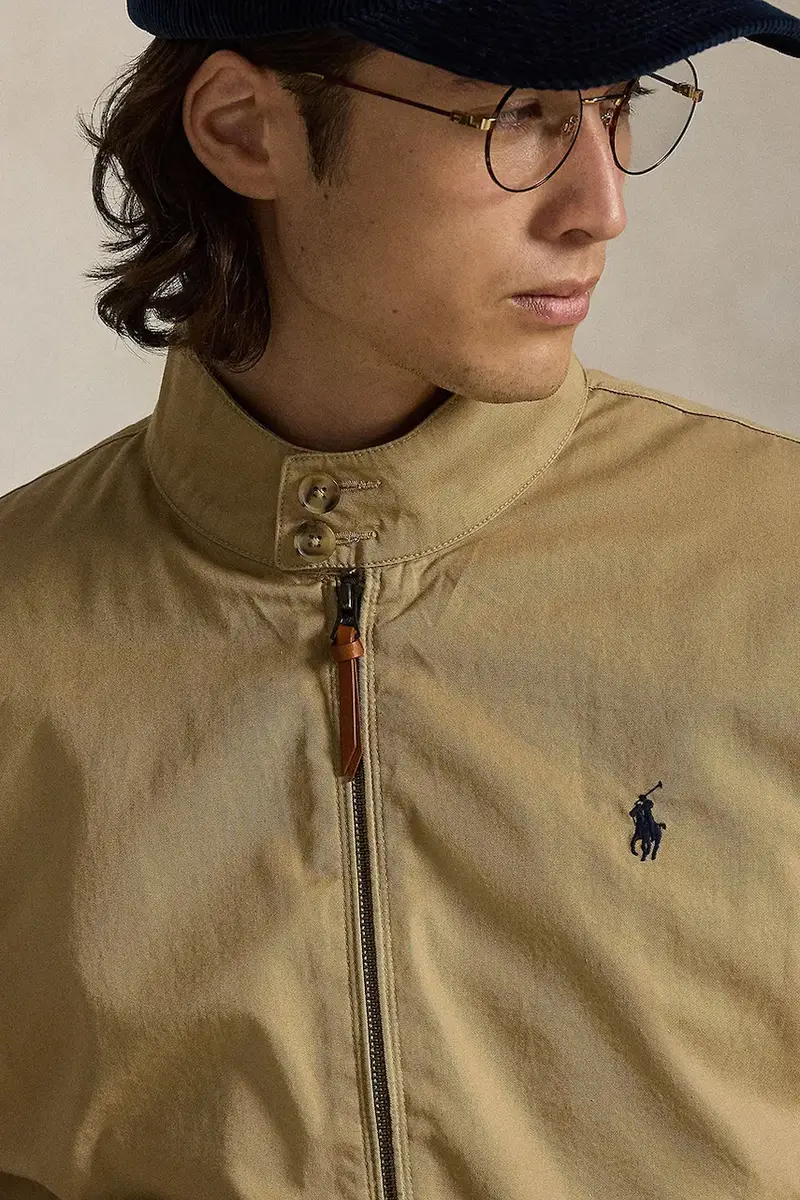 giacca colore blu navy 710923261 Beige miniatura 5