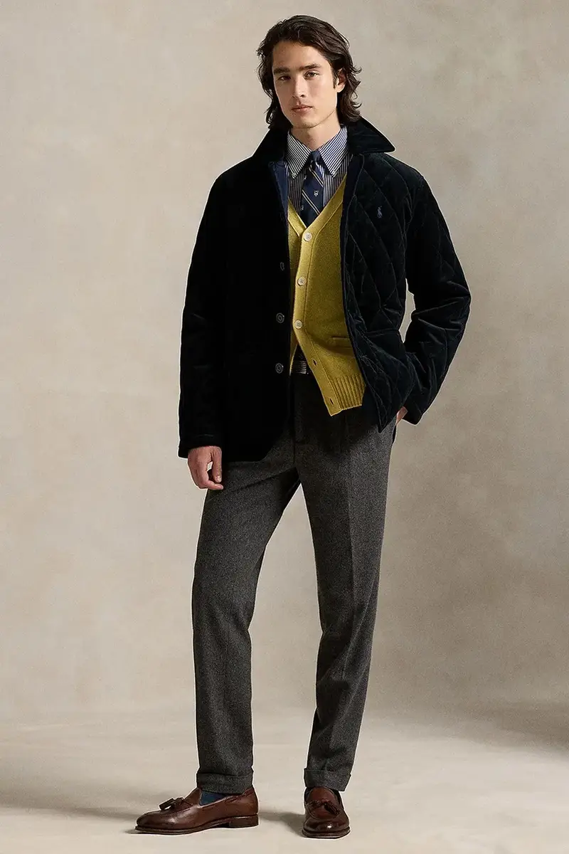 giacca in cotone colore blu navy 710968127 miniatura 3