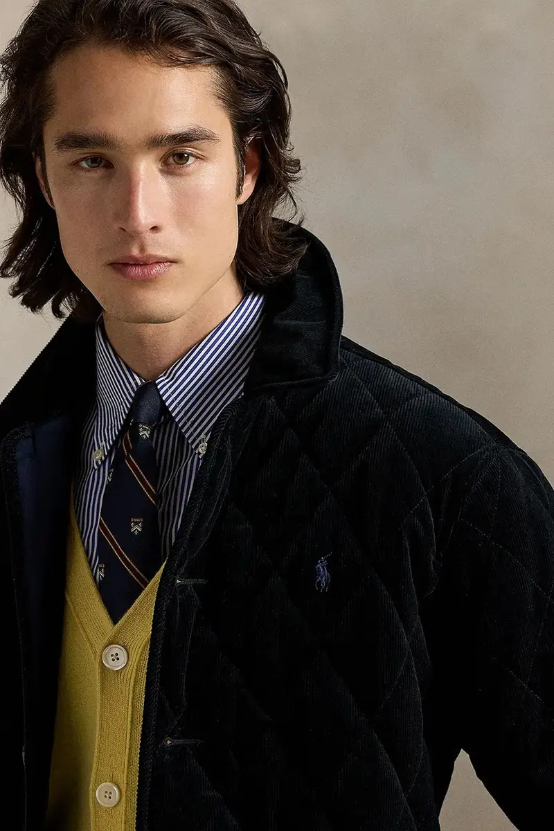 giacca in cotone colore blu navy 710968127 miniatura 4