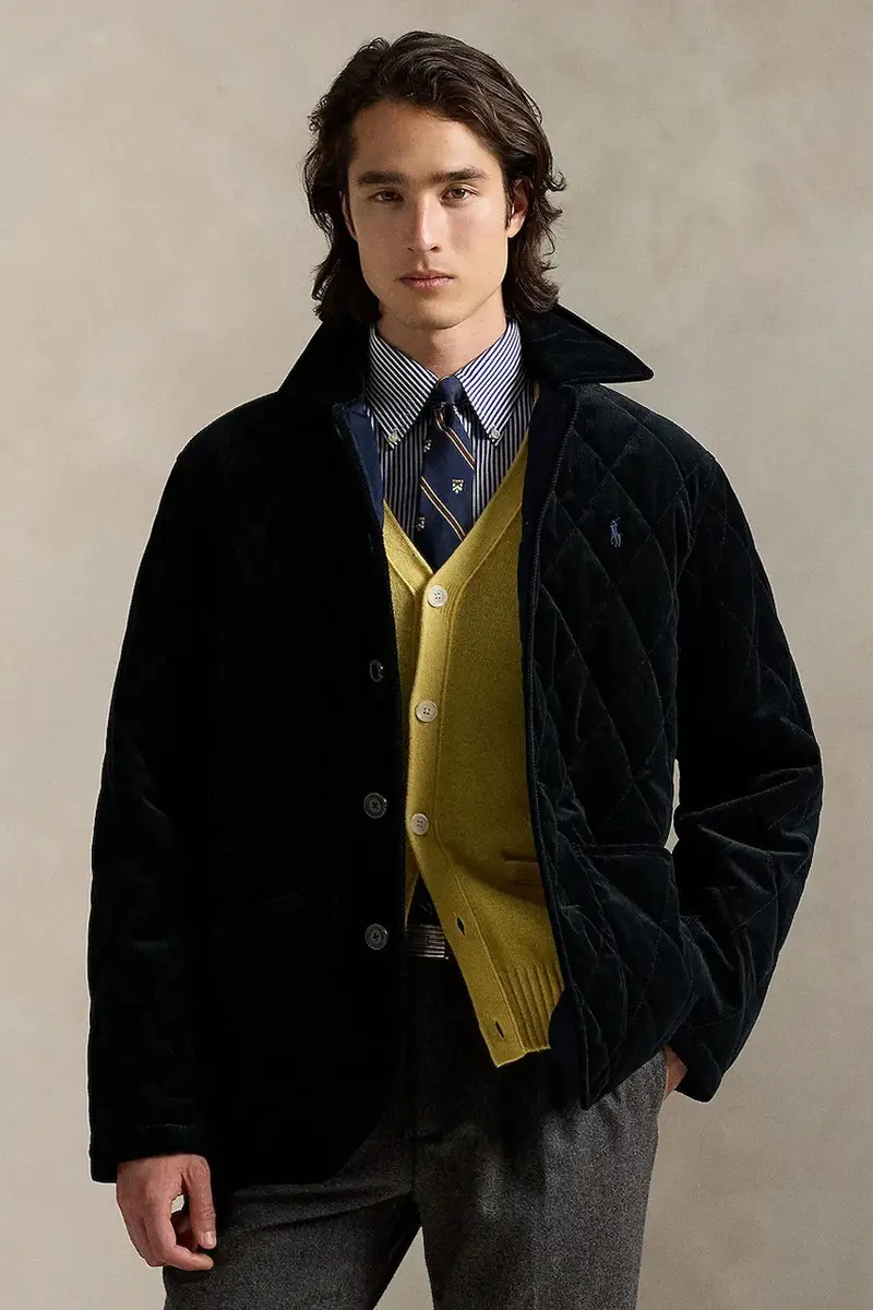 giacca in cotone colore blu navy 710968127