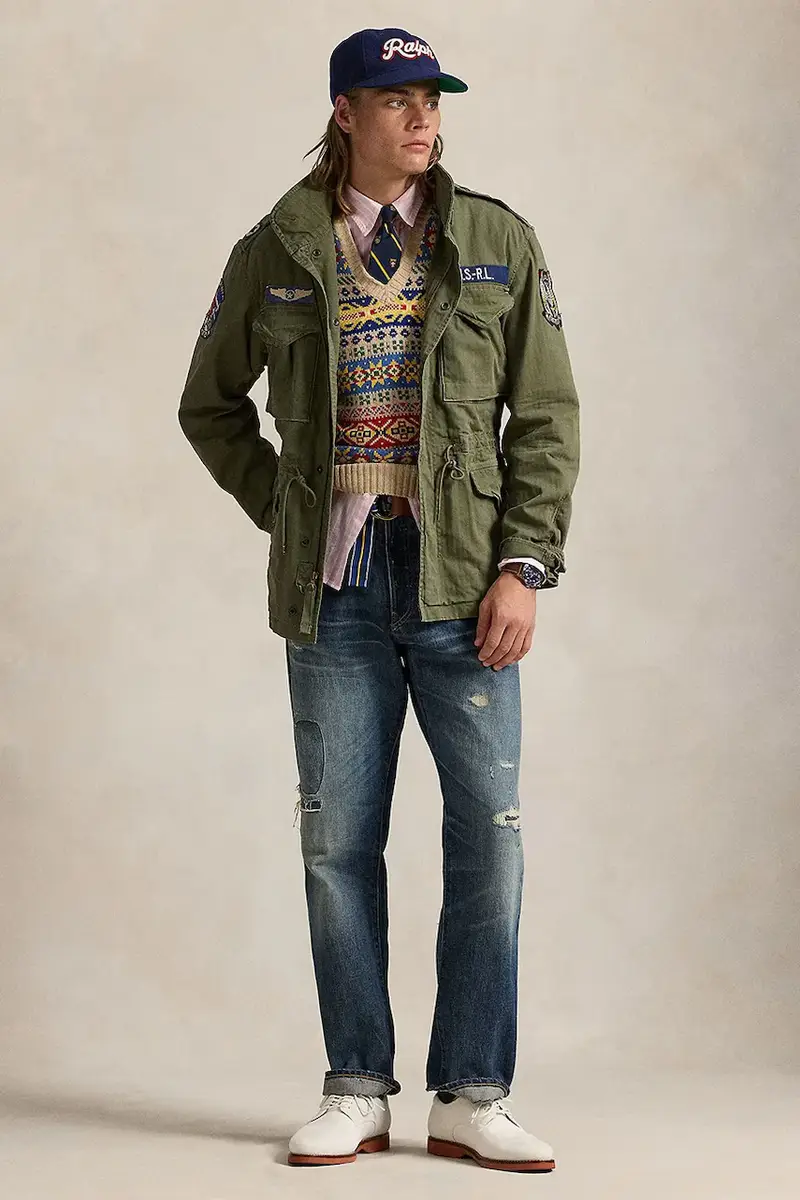 giacca in cotone colore verde 710961616 miniatura 3