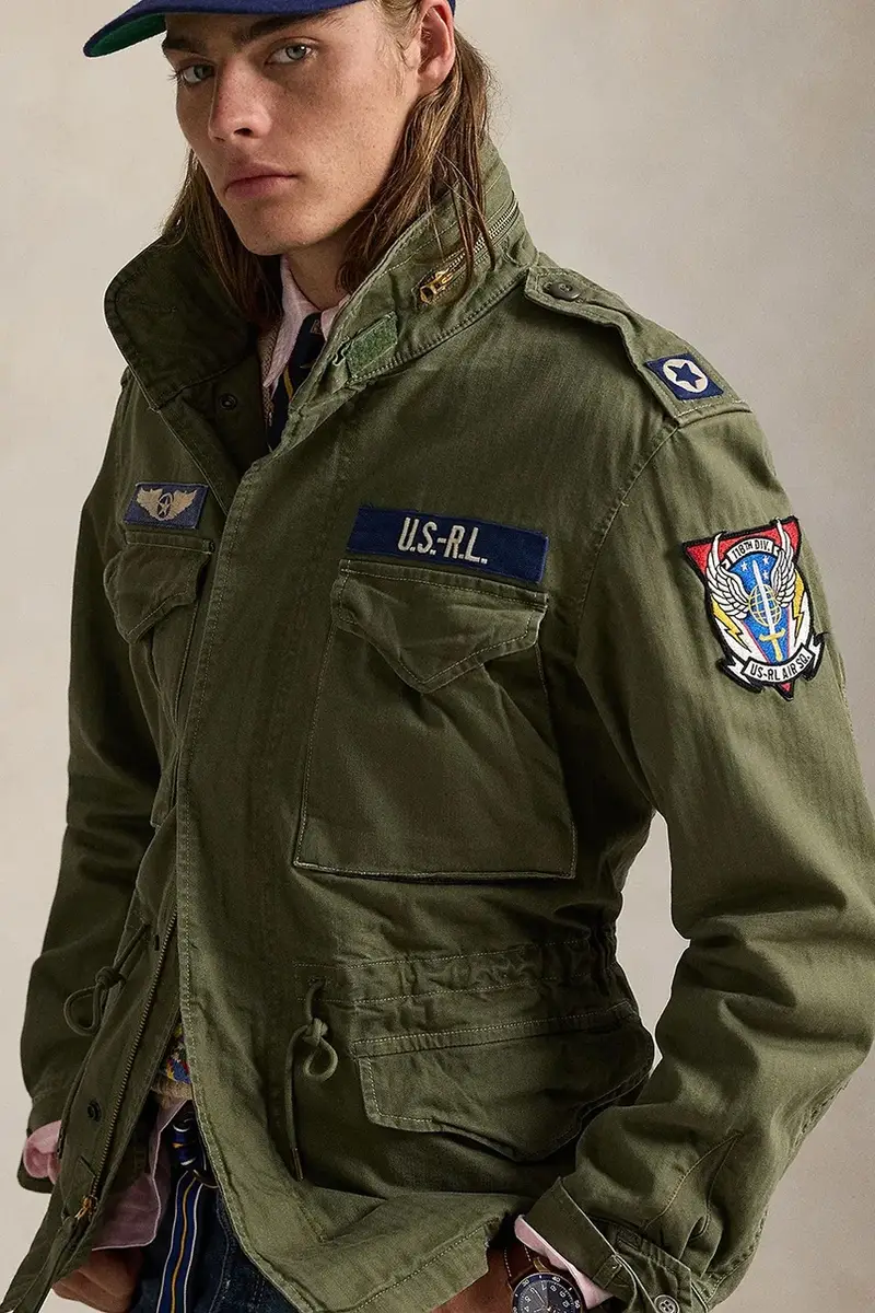 giacca in cotone colore verde 710961616 miniatura 4