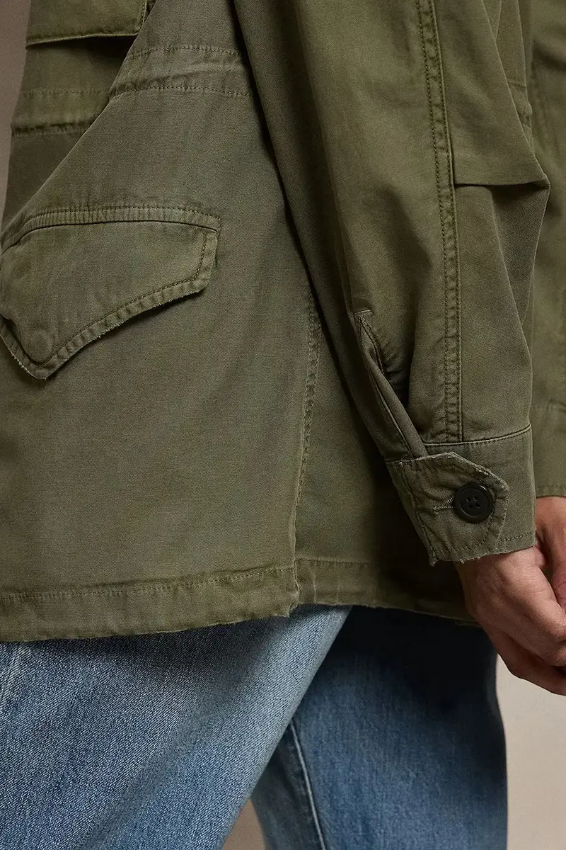 giacca in cotone M51 FLD colore verde 211941066 miniatura 3