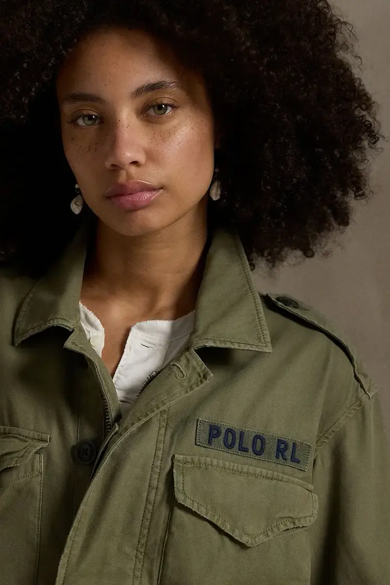 giacca in cotone M51 FLD colore verde 211941066 miniatura 4