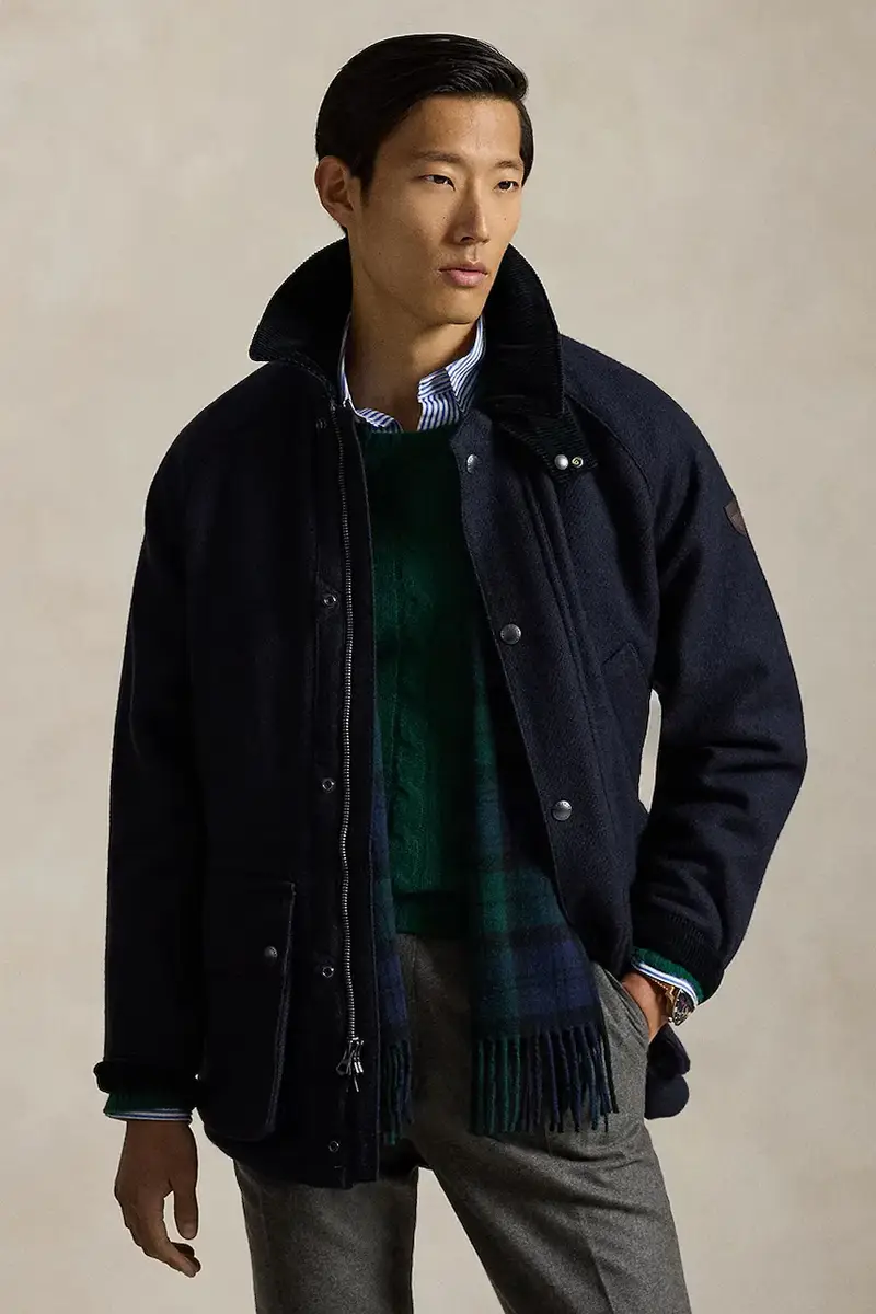 giacca in lana Blu navy